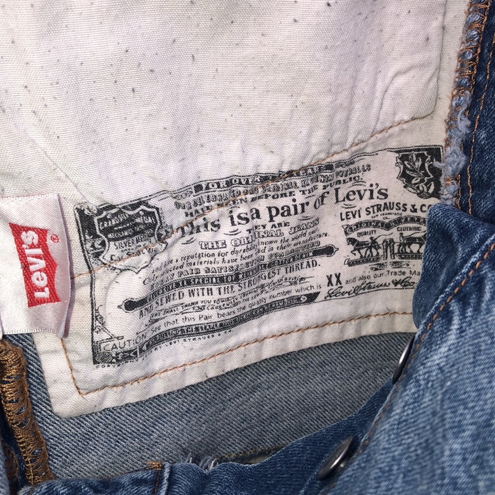 Vintage Levi’s 501 Customized Embroidered Horse Daisy Patchwork RARE - Picture 10 of 13